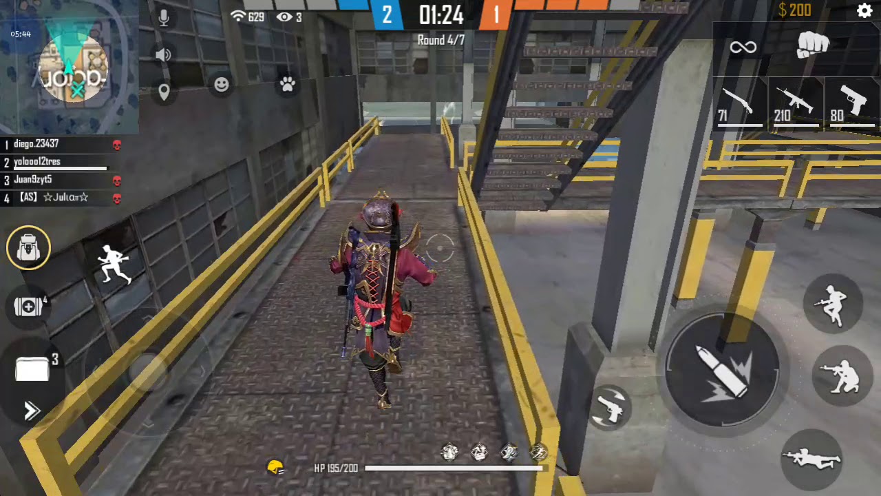 Probando mi nueva skins en free fire - YouTube