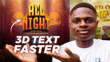 WATCH THIS Before You Use 3D Text for Church Flyer Designs