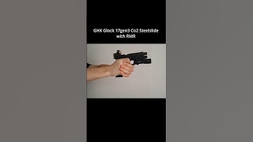 GHK Glock 17 gen3 Steelslide Co2 with Red Dot  (Trijicon RMR Clone) #airsoft