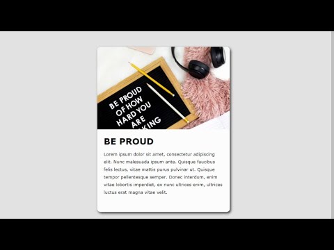 Blog Card With