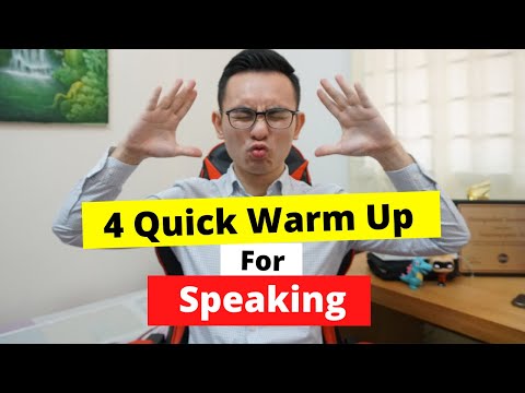 4 Quick Vocal Warm Up for Speaking | Do These Before Your Presentation, Speech or Singing