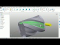 Autodesk PowerMill  - 4 Axis using Flowline Finishing Strategy