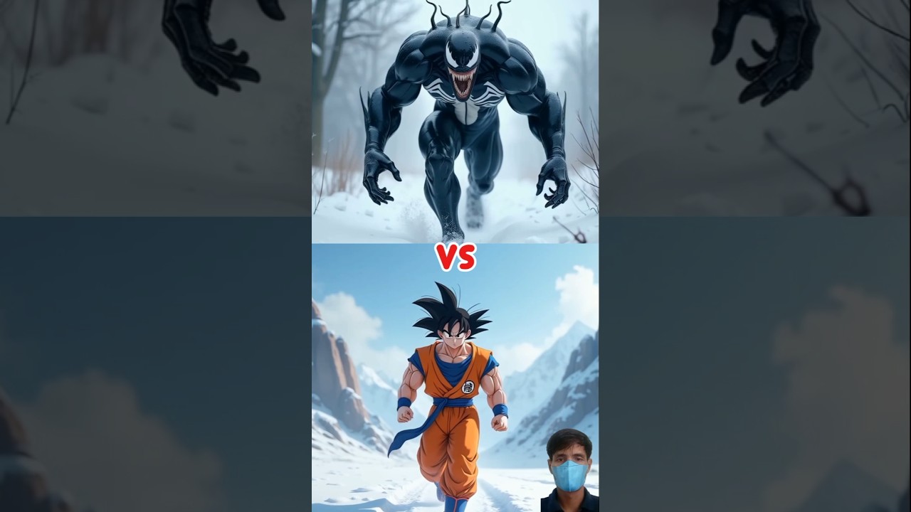 Son Goku vs Venom, Piccolo, and Thanos: The Ultimate Multiverse Showdown!