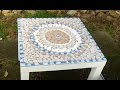 DIY-Mosaiktisch aus Fliesenresten| Mandala...oOffenBar