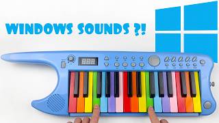 Windows Sound Effects on Different Instruments!