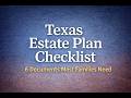 Texas Estate Plan Checklist: The 6 Core Documents Most Families Need