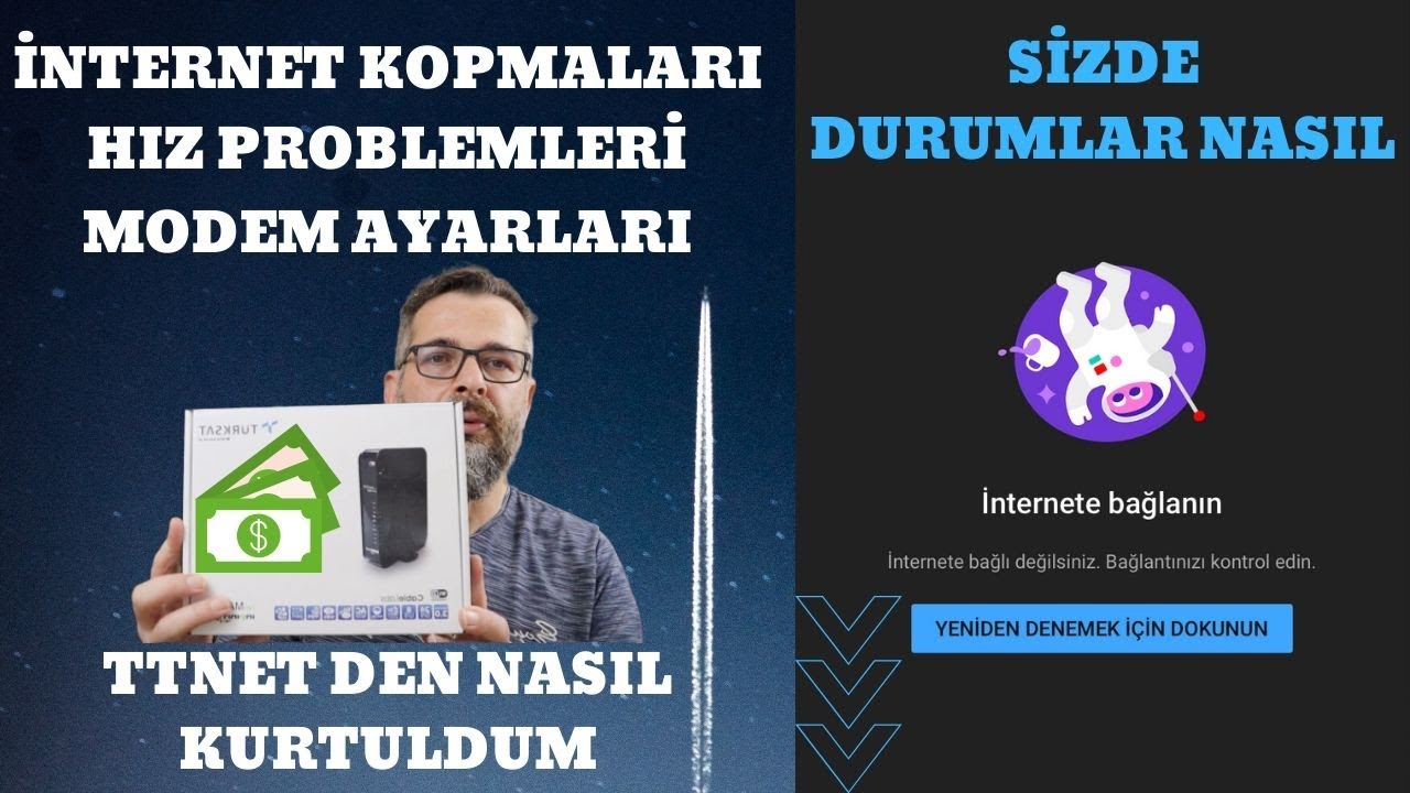 Sizde Nasıl. hız ve kopma sorunu modem ayarları