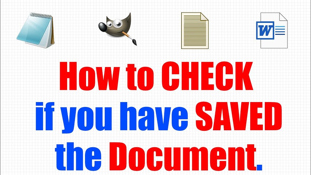how-to-check-if-you-have-unsaved-changes-in-a-document-youtube