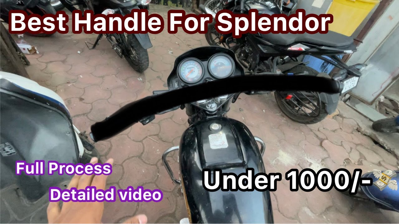 Best Handlebar for Hero Splendor under 1000 in 2023|| Nitro Xtreme ...