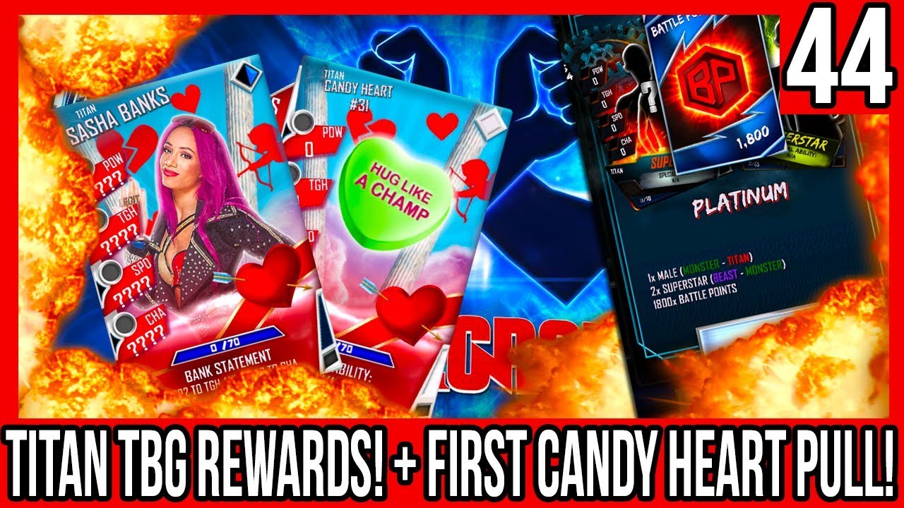 FIRST CANDY HEART PULL! + TITAN TEAM BATTLEGROUND PACK OPENING! 