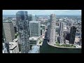 canary wharf drone video 4k