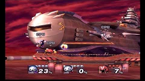 Project M 3.6 Meta Knight VS Dark Meta Knight VS Morpho Knight