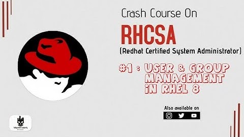 User & Group Management in RHEL8 | RHCSA Certification Exam #1 | CRASH COURSE | #techyrators