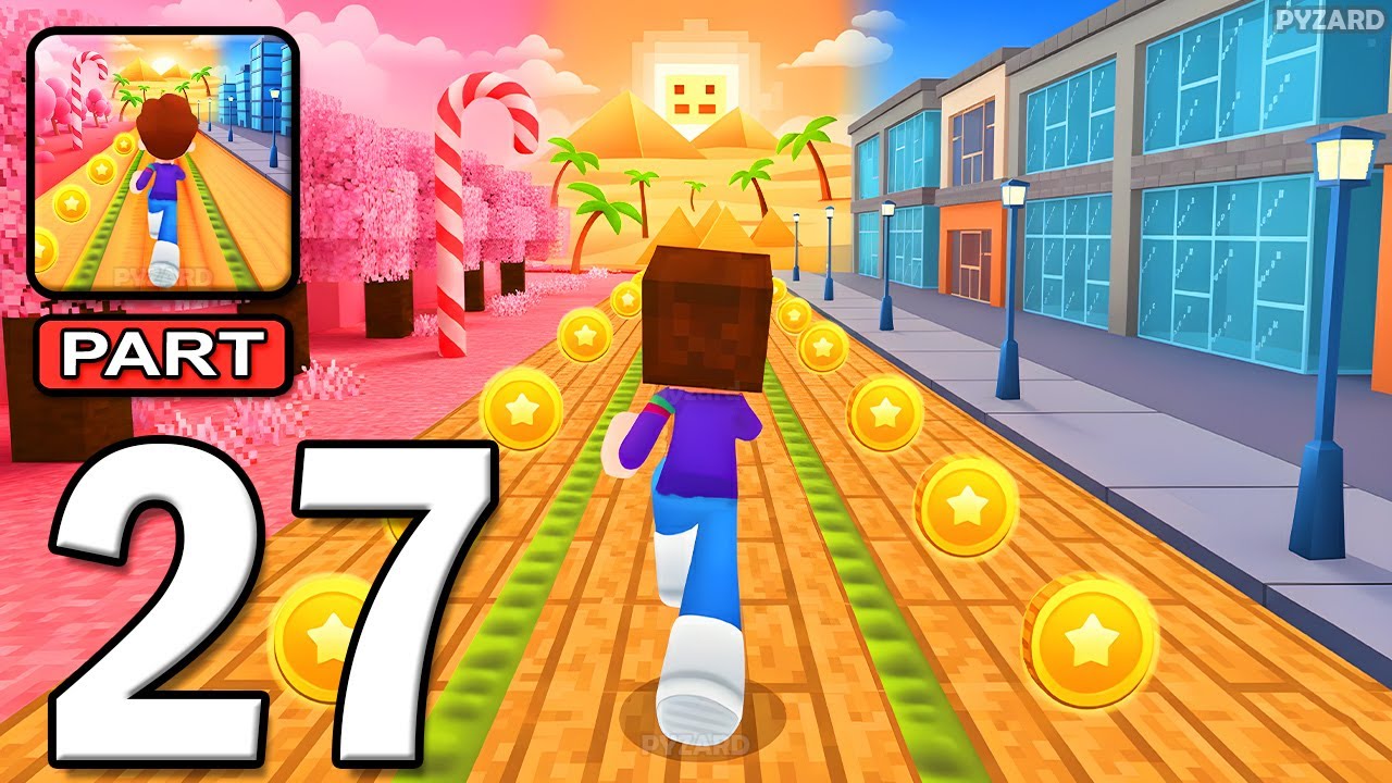 Kooply Run: Subway Craft - Gameplay Walkthrough Part 27 - Kooply Subway Craft Run (Android, iOS)