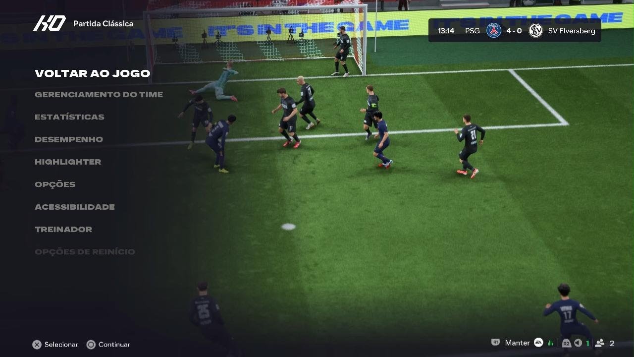 Gameplay psg vs sv elversberg