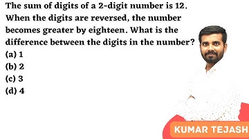 The sum of digits of a 2-digit number is 12. When the digits are reversed, the number becomes greate