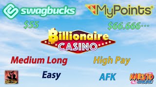 Swag/MyPoint Offer: Billionare Casino to Level 150. High Reward. Medium Long. Afk. 10 Days screenshot 4