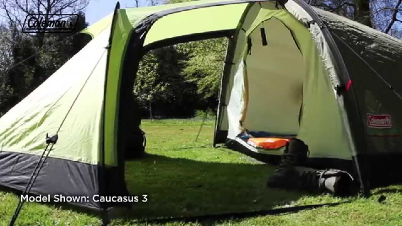 Coleman® Caucasus 2 - Two person adventure tent - YouTube