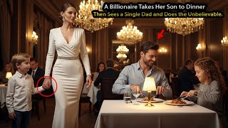 Download Lagu A Billionaire Takes Her Son to Dinner — Then Sees a Single Dad and Does the Unbelievable. MP3