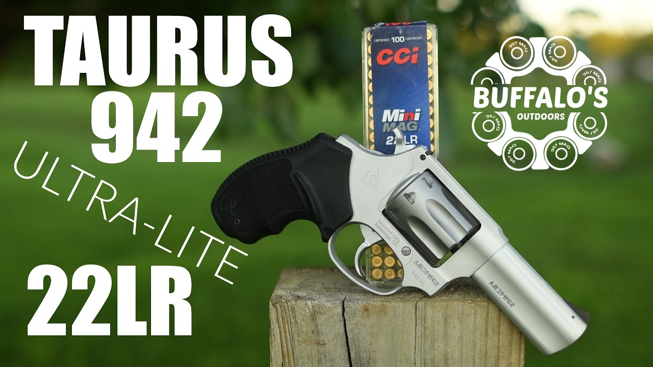 TAURUS 942 Ultra-Lite 8 shot 22lr revolver - YouTube
