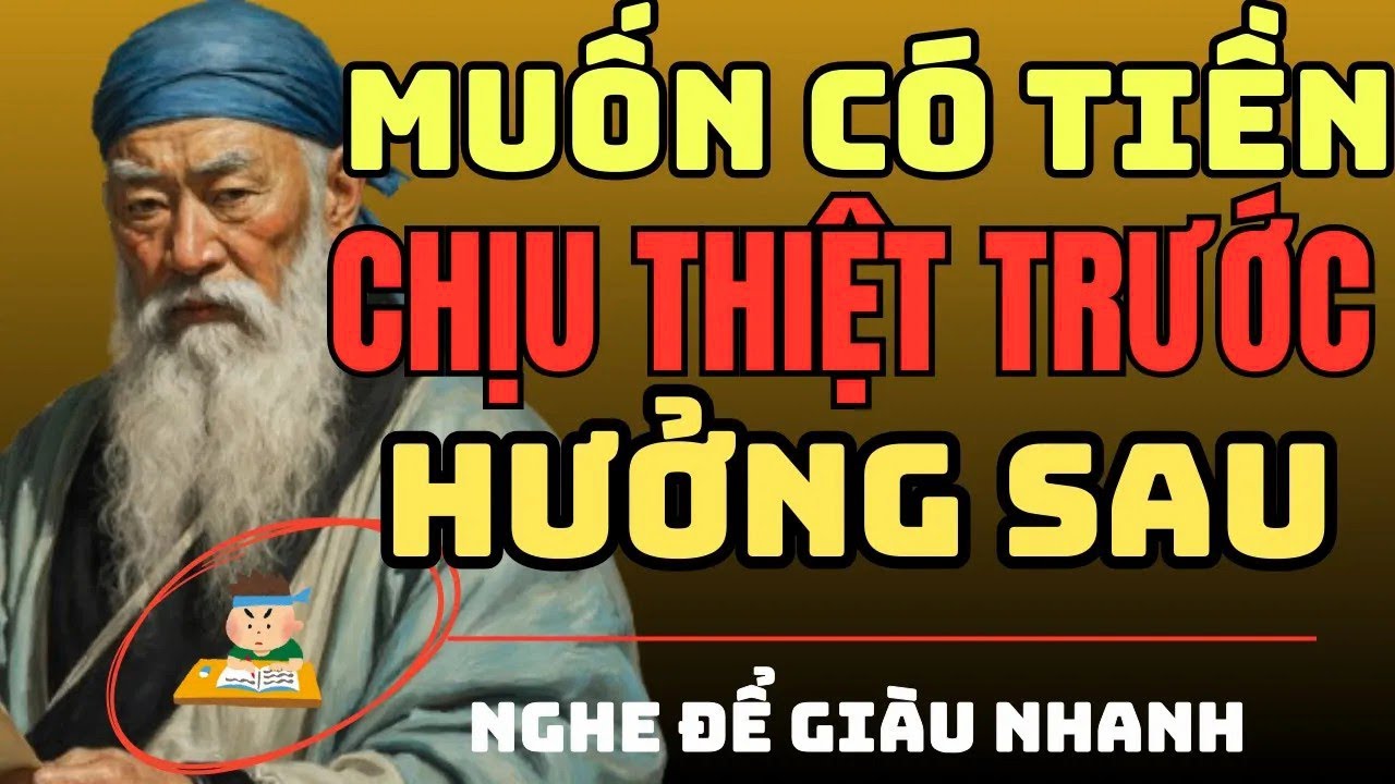NGƯỜI CỔ XƯA DẠY – Muốn có tiền phải biết hy sinh sự thoải mái ngắn hạn _ Triết lý...