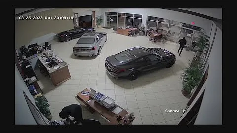 Thieves steal $100K BMW, luxury cars from dealership showroom!