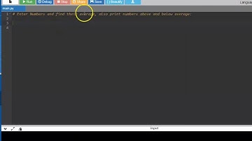 Program to find average of numbers and print the count of numbers below and above average