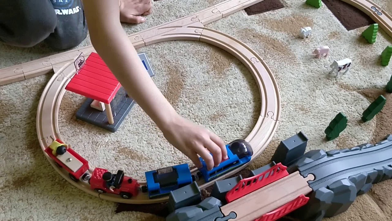 Playtive junior railway set Train game for kids Part 2 YouTube