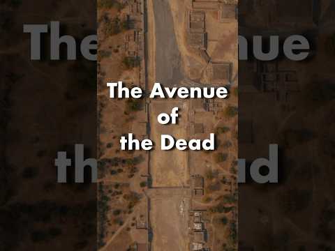 The Avenue of the Dead at Teotihuacan | #ancient #mesoamerica #mexico