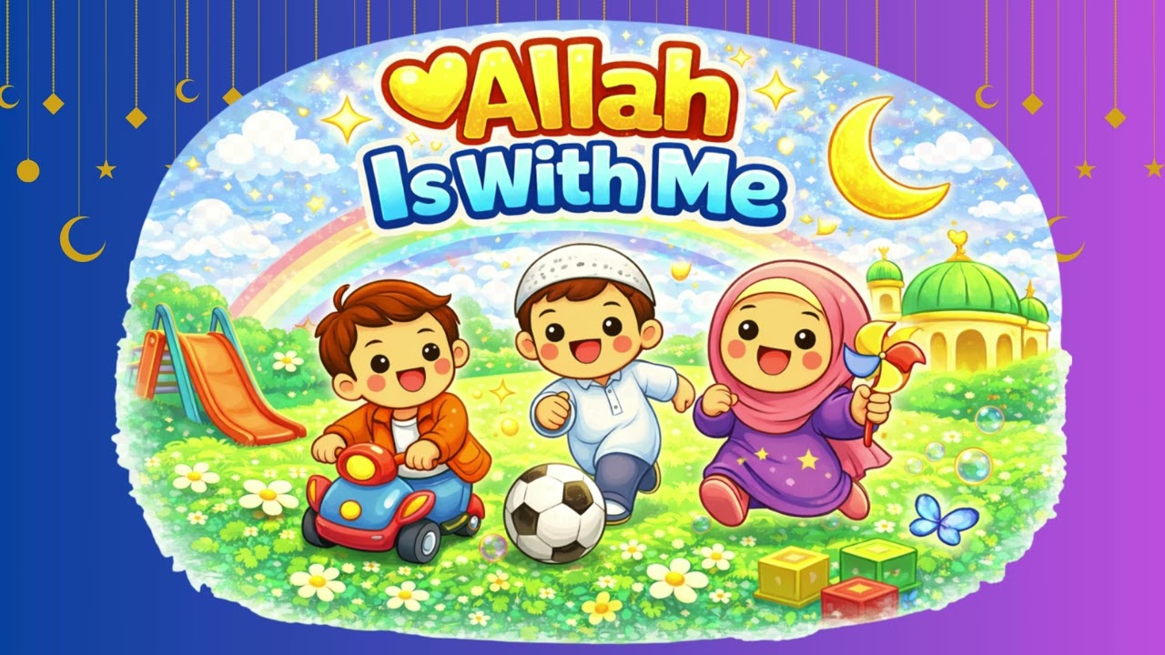 Allah Is With Me | Islamic Kids Song | Calm Nasheed for Toddlers