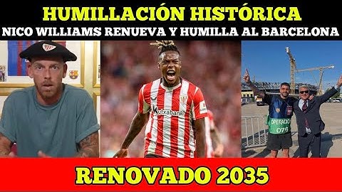 🤣JOTA JORDI AND JOSÉ ÁLVAREZ SUNK AND RAGED AFTER NICO WILLIAMS' RENEWAL WITH ATHLETIC