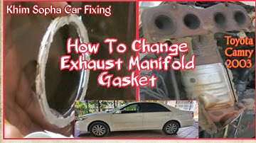 How to change exhaust manifold gasket