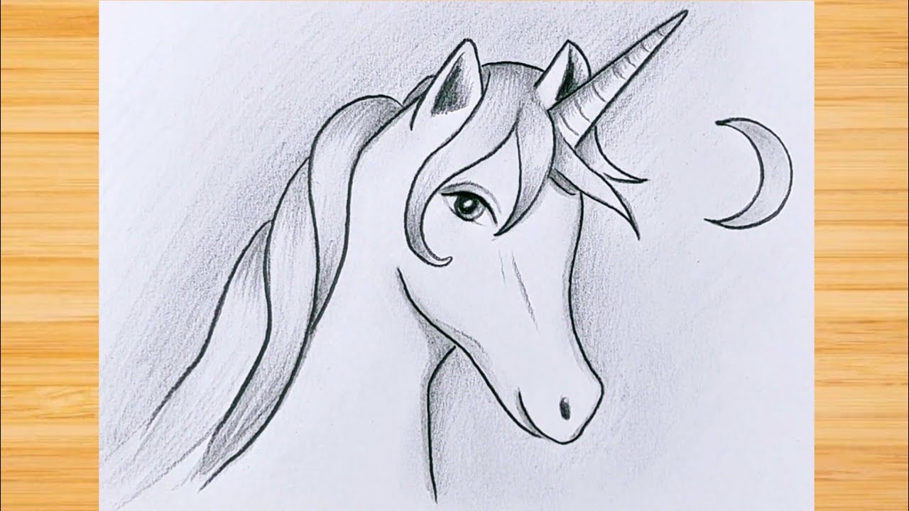 Cómo se hace un dibujo de unicornio