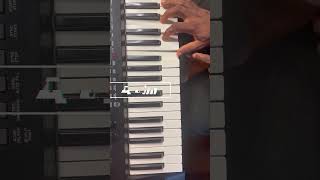 Using 2 successive diminished chords as passing chords on key Eb. #piano #pianotutorial #pianolesson