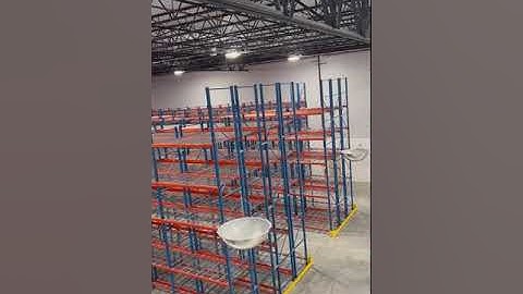 Double Deep Selective Rack Installation