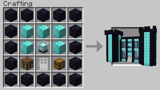 Minecraft but you can craft a BASE out of any block...