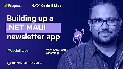 .NET Dev Show: Building up a .NET MAUI Newsletter App