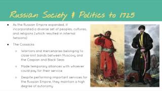Russia, 1450 to 1750