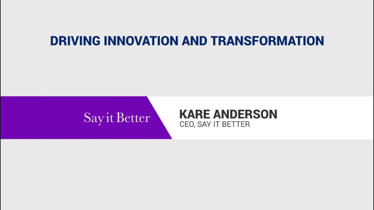 Driving Innovation and Transformation