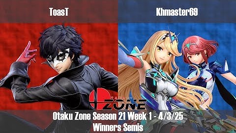 OZone21W1 - WS - ToasT [Joker] vs Khmaster69 [Pyra/Mythra]
