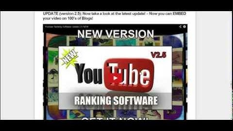 YouTube Ranking Software v2.5 Review: How To Rank Any Video On Google