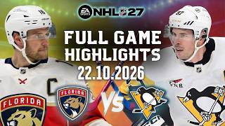 🔴LIVE🔴Pittsburgh Penguins Vs Florida Panthers Full Game Highlights Oct 22, 2026 NHL 27