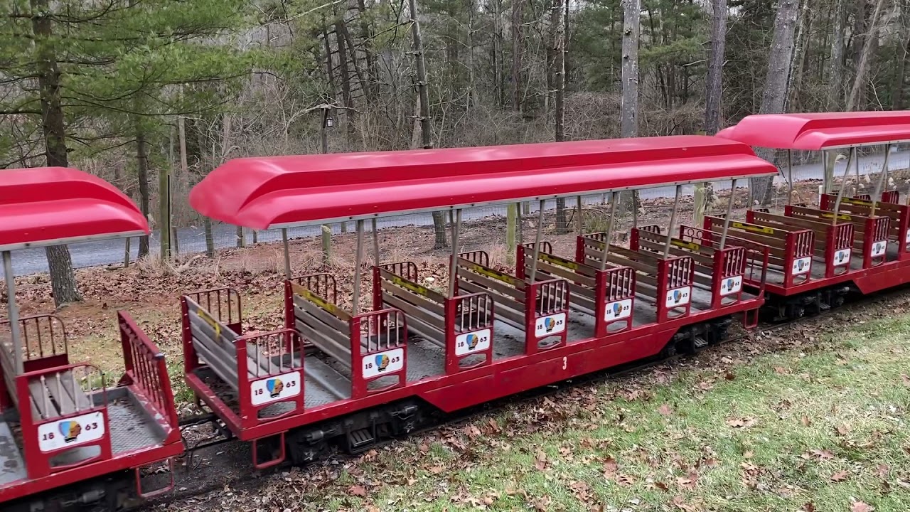 GovDeals: 1977 Chance C.P. Huntington Train with 3/4 mile of - YouTube