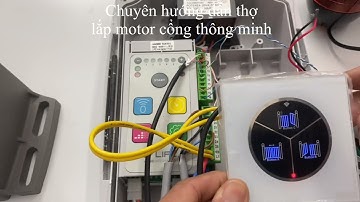 Cách đấu dây điện đóng mở cổng bằng điện thoại motor cổng âm sàn