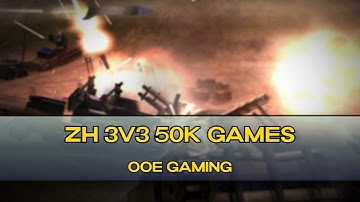 C&C Generals Zero Hour Late Night 3v3 50k TW