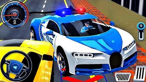 US Real Cop Cars Driving Multi-Storey - Police Car Chase Simulator 3D - Android GamePlay