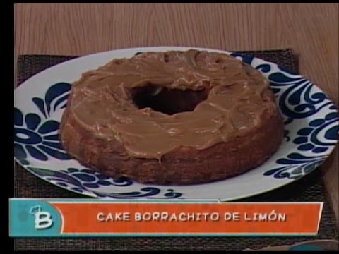Cake borrachito de limón