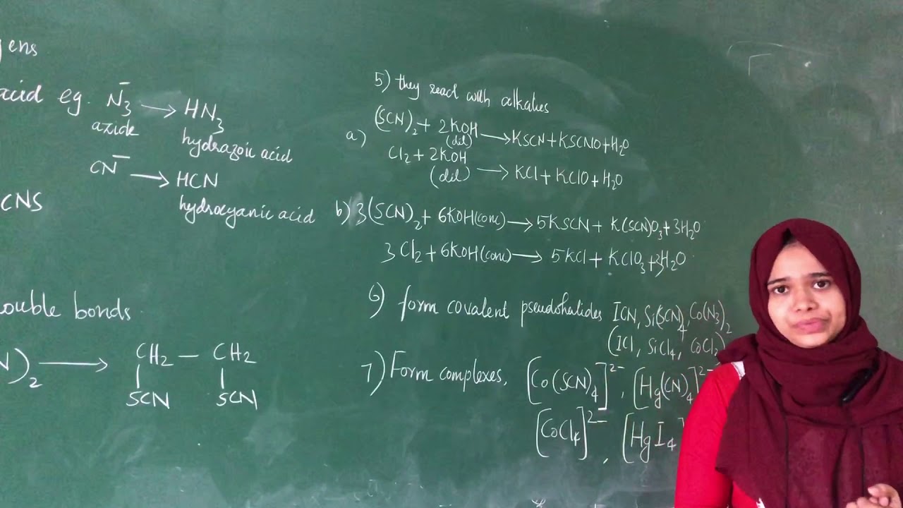 Pseudo Halogens and Fluorocarbons