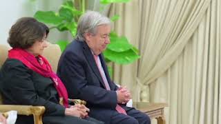 Full PM Shehbaz Sharif Meets UN Secretary-General António Guterres in Islamabad Update
