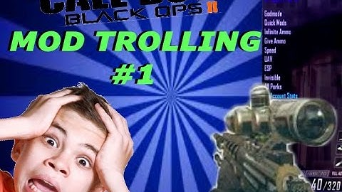 COD BLACK OPS 2: MOD TROLLING #1 AIMBOT TRICKSHOTS